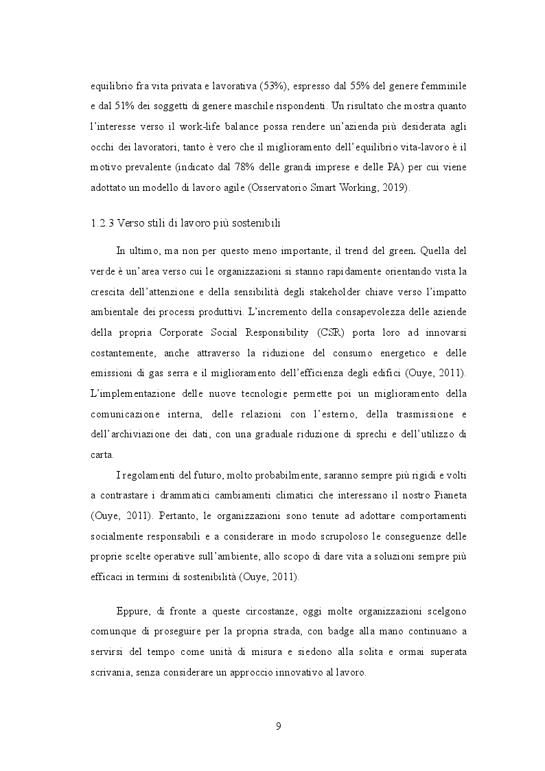 Estratto dalla tesi: Smart working: innovare, competere, conciliare