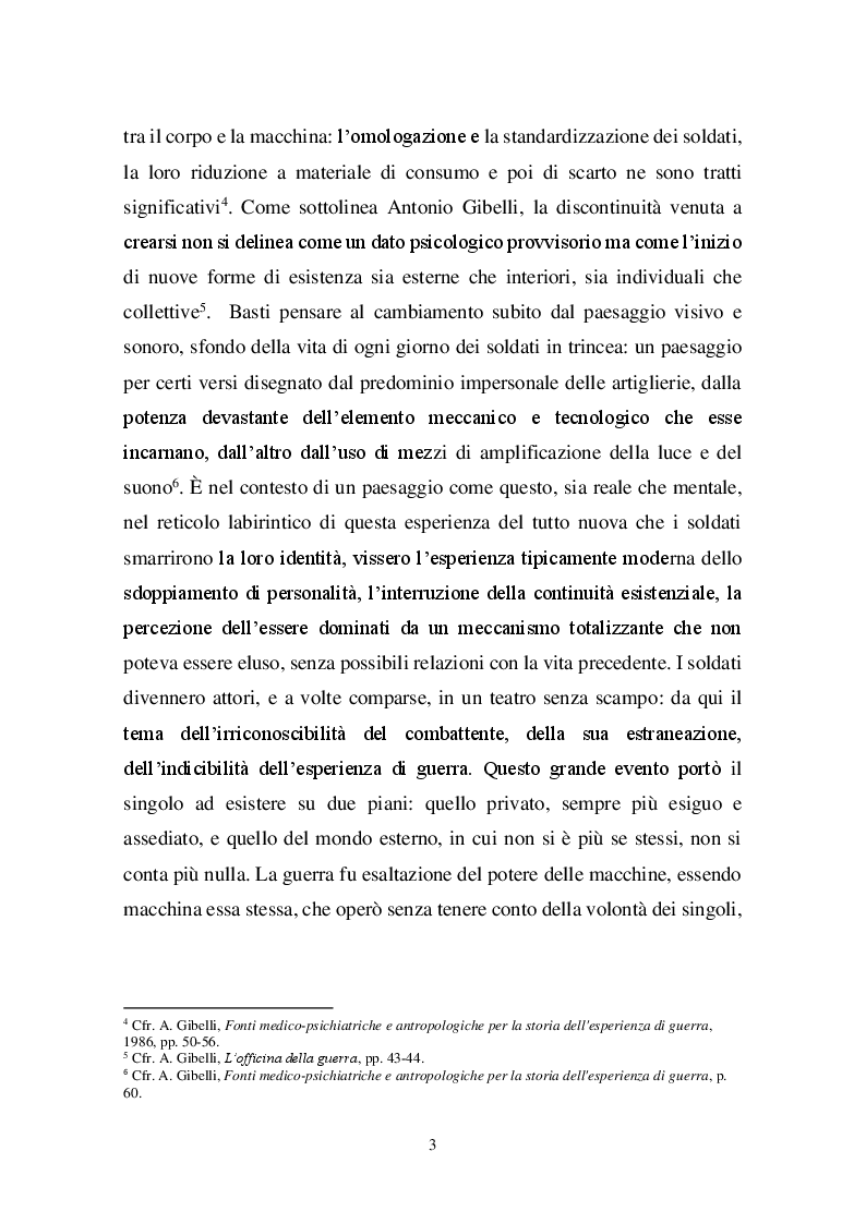 Anteprima della tesi: Il folklore e la Grande Guerra: canti, credenze e pratiche simboliche dei soldati italiani, Pagina 3