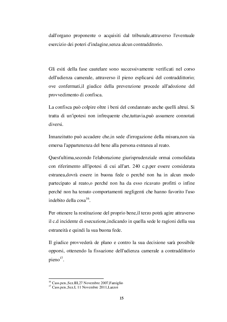 Anteprima della tesi: La confisca di prevenzione a carico di beni formalmente intestati a persona diversa dal proposto, Pagina 4