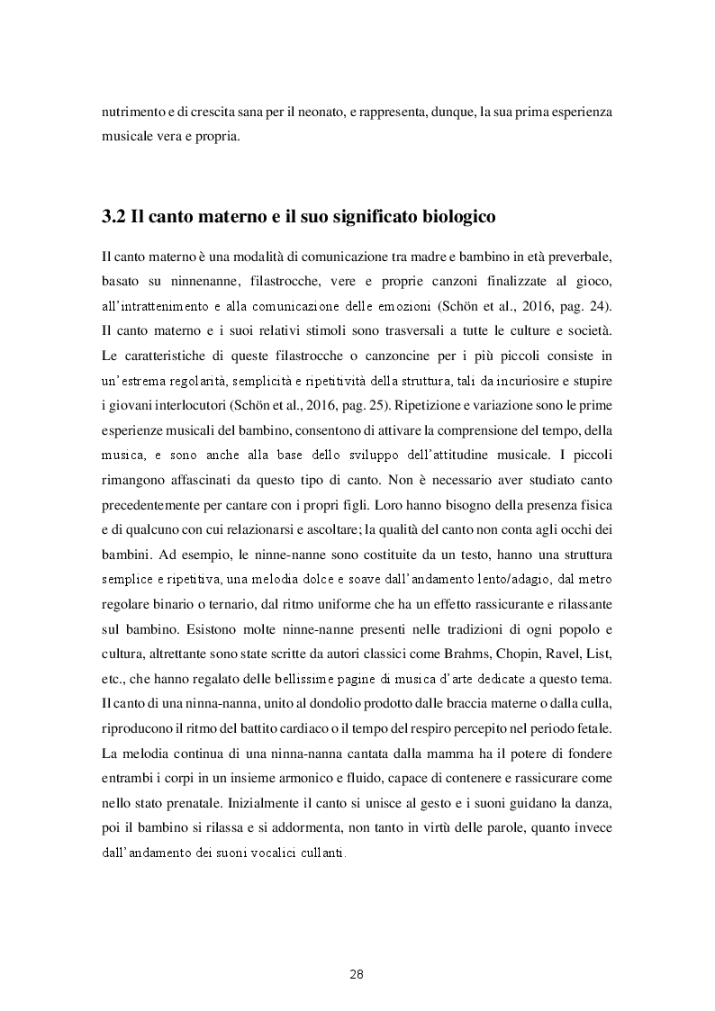 Anteprima della tesi: Il Canto corale come ambiente di apprendimento: benefici terapeutici ed educativi, Pagina 5