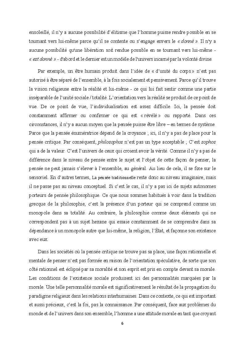 Anteprima della tesi: Spinoza et Lévinas : Une étude critique sur « l’éthique », Pagina 4