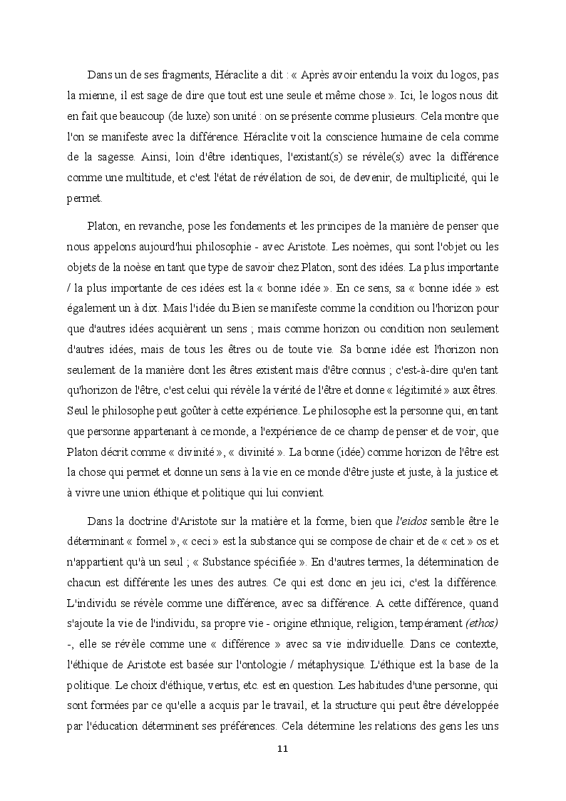 Anteprima della tesi: Spinoza et Lévinas : Une étude critique sur « l’éthique », Pagina 9
