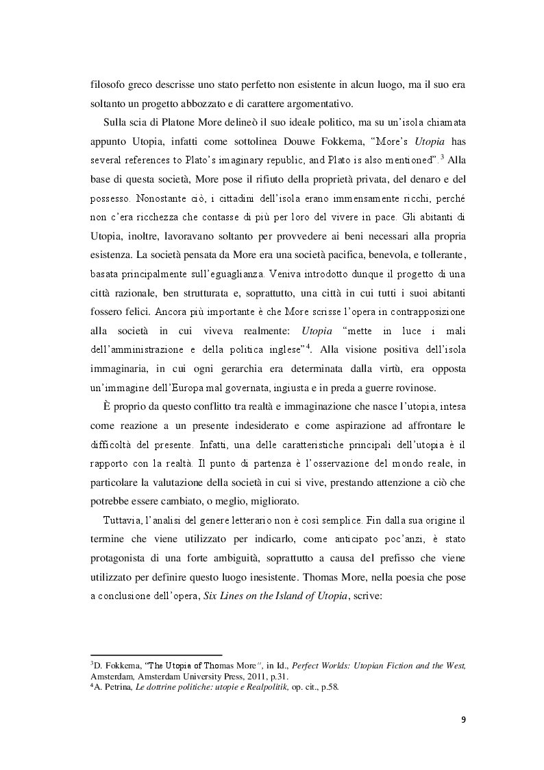 Anteprima della tesi: The Handmaid’s Tale: tra distopia e femminismo, Pagina 5