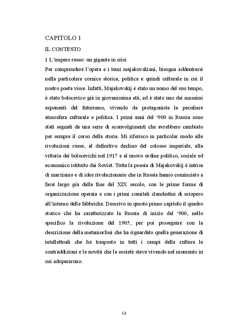 Anteprima della tesi: Il Lenin di Majakovskij, Il Pathos del socialista e lo spirito rivoluzionario, Pagina 9