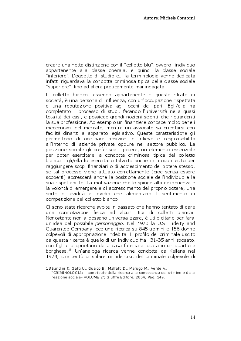 Anteprima della tesi: I colletti bianchi tra impatto economico e lavoro sociale, Pagina 3