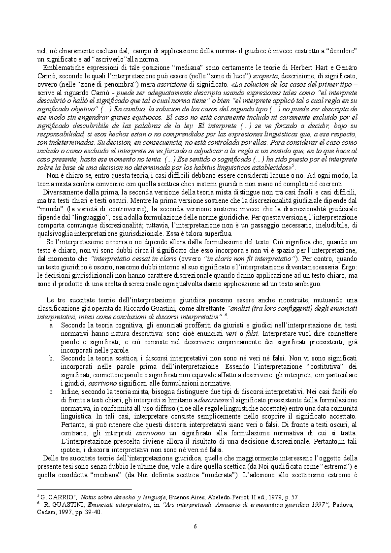 Anteprima della tesi: Lo scetticismo interpretativo, Pagina 4