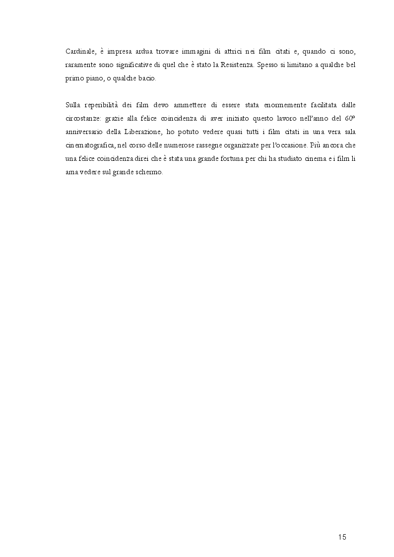 Anteprima della tesi: Le donne ''resistenti'' del cinema italiano 1945-2005, Pagina 10