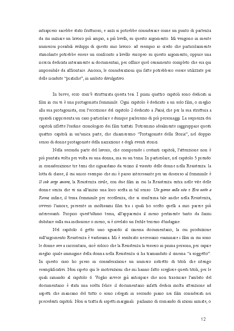 Anteprima della tesi: Le donne ''resistenti'' del cinema italiano 1945-2005, Pagina 7