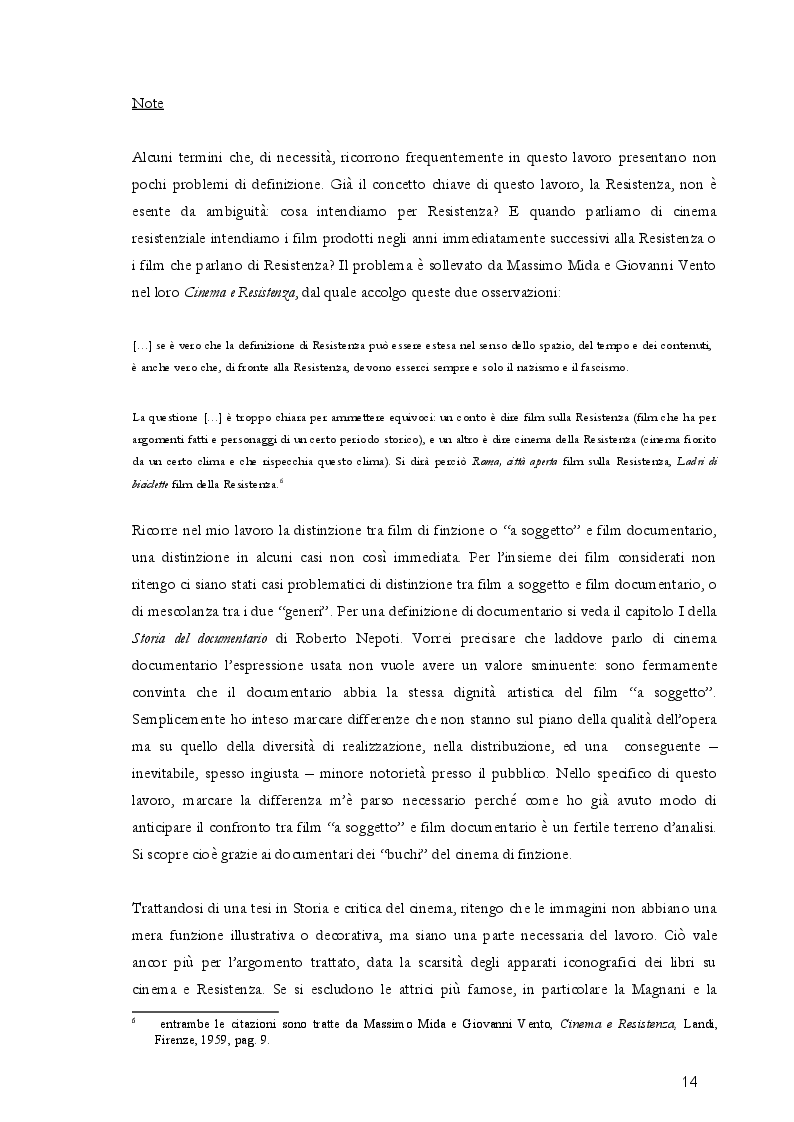 Anteprima della tesi: Le donne ''resistenti'' del cinema italiano 1945-2005, Pagina 9