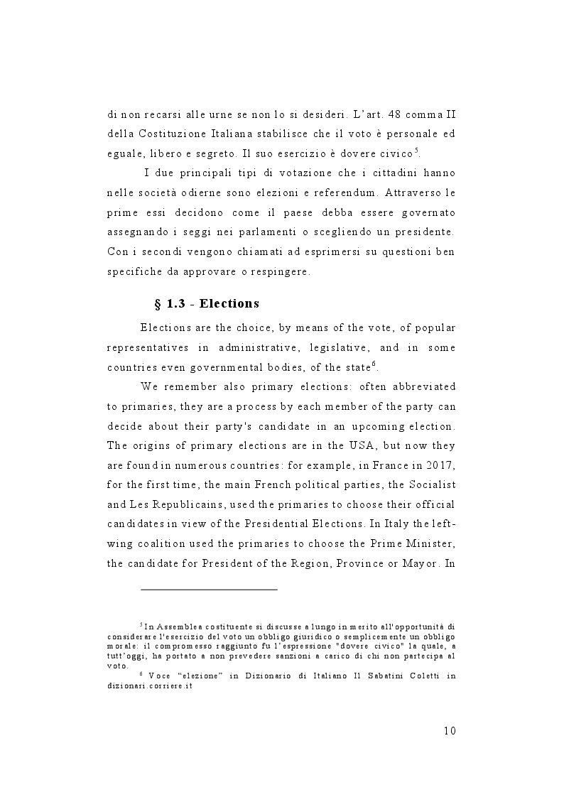Anteprima della tesi: Il diritto e il contenzioso elettorale, Pagina 8