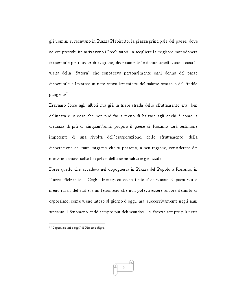 Anteprima della tesi: Il nuovo caporalato, Pagina 5