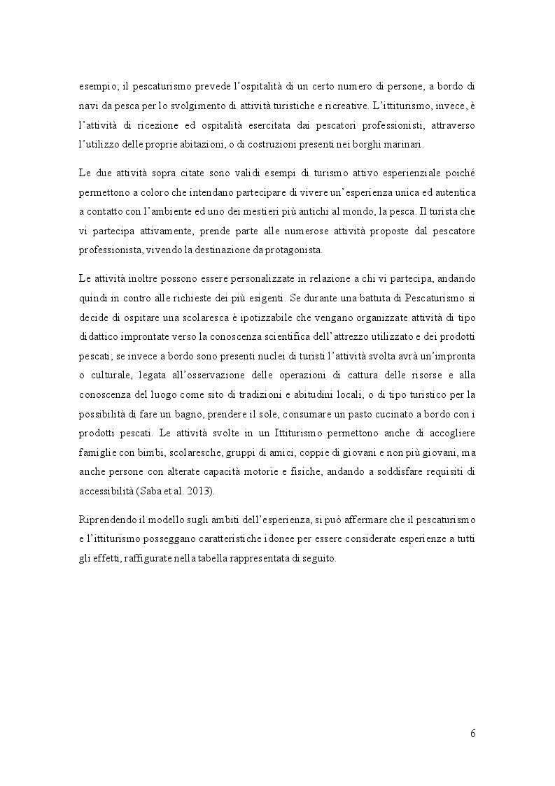 Anteprima della tesi: Pescaturismo e Ittiturismo: criticità e prospettive di crescita di due nuove offerte turistiche, Pagina 6