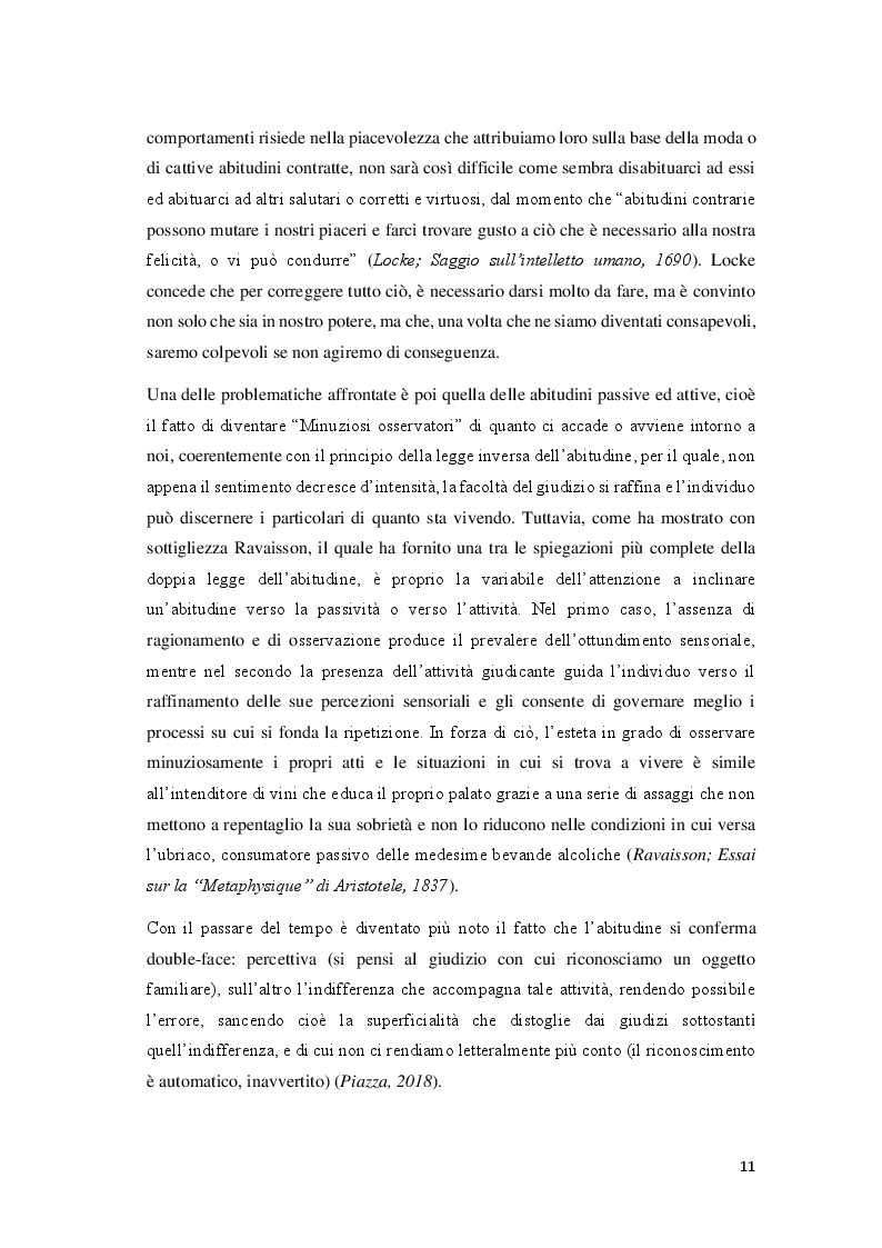 Estratto dalla tesi: Psicofisiologia delle abitudini nelle attività motorie