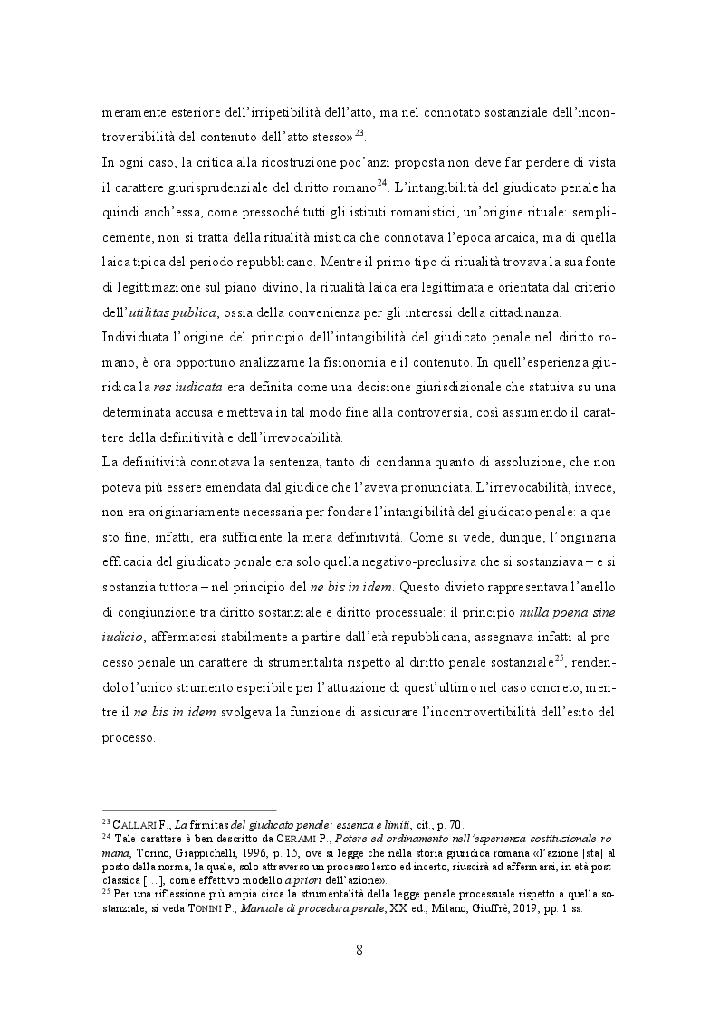 Anteprima della tesi: Gli effetti extrapenali del giudicato: un compromesso tra autonomia delle giurisdizioni e unitarietà dell'ordinamento, Pagina 6