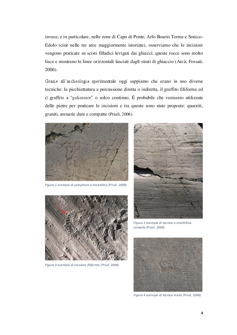 Anteprima della tesi: Le raffigurazioni di divinità nell'arte rupestre del quarto stile della Valcamonica (Età del Ferro), Pagina 4