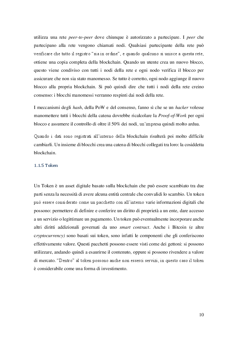 Anteprima della tesi: LA BLOCKCHAIN E I BITCOIN: Analisi dei principali aspetti economici e approfondimento sul corretto trattamento contabile, Pagina 7