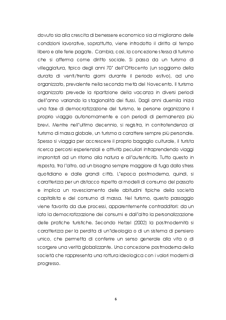 Anteprima della tesi: Il Turismo enogastronomico nell'economia siciliana, Pagina 5