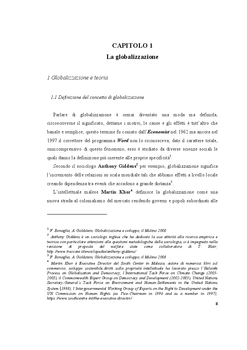 Anteprima della tesi: La globalizzazione e l’influenza dei sistemi nazione: il caso Fiat Chrysler Automobiles (FCA), Pagina 4