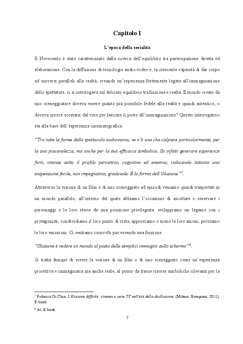 Anteprima della tesi: Fenomenologia della serialità contemporanea: studio sul ruolo dei “teen drama” nella costruzione dell'identità giovanile, Pagina 6