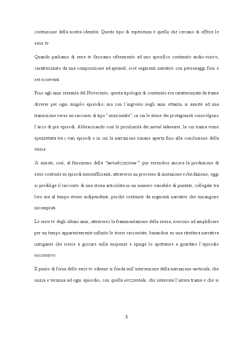 Anteprima della tesi: Fenomenologia della serialità contemporanea: studio sul ruolo dei “teen drama” nella costruzione dell'identità giovanile, Pagina 7