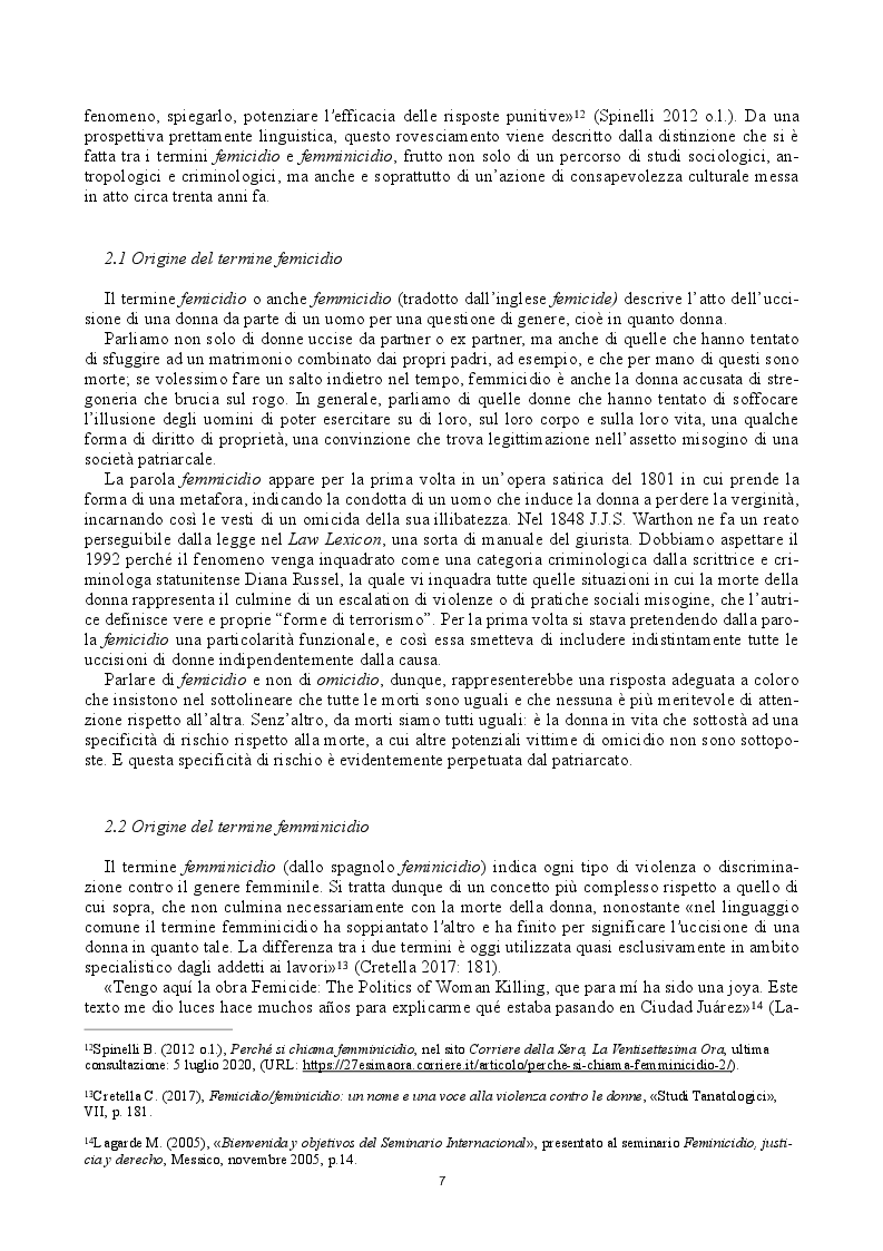 Estratto dalla tesi: «Se l'è cercata»: il sessismo implicito nel discorso giornalistico sul femminicidio