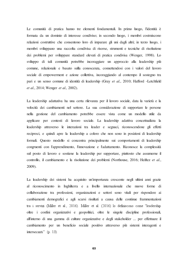 Anteprima della tesi: La leadership femminile nei contesti lavorativi del terzo settore del bellunese, Pagina 4
