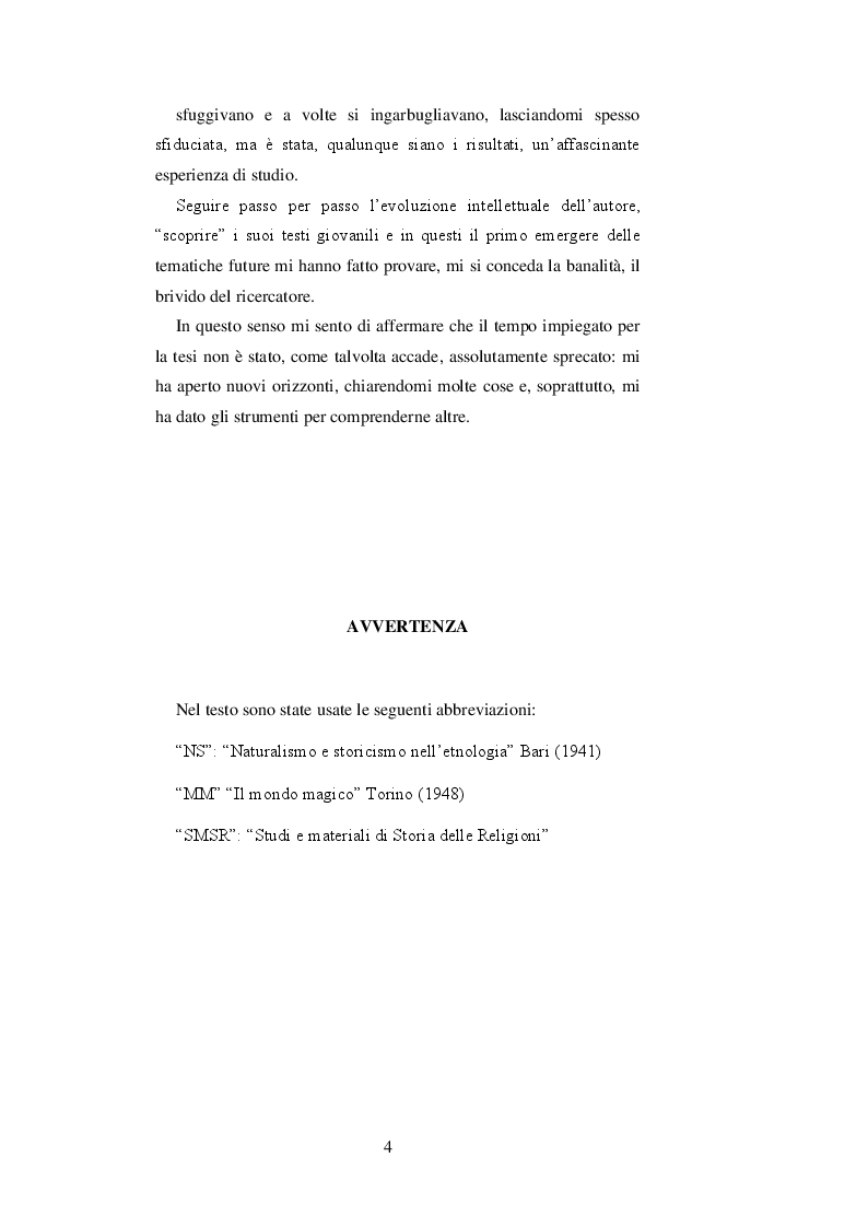 Anteprima della tesi: Ernesto de Martino: dagli scritti giovanili al ''Mondo magico'', Pagina 3