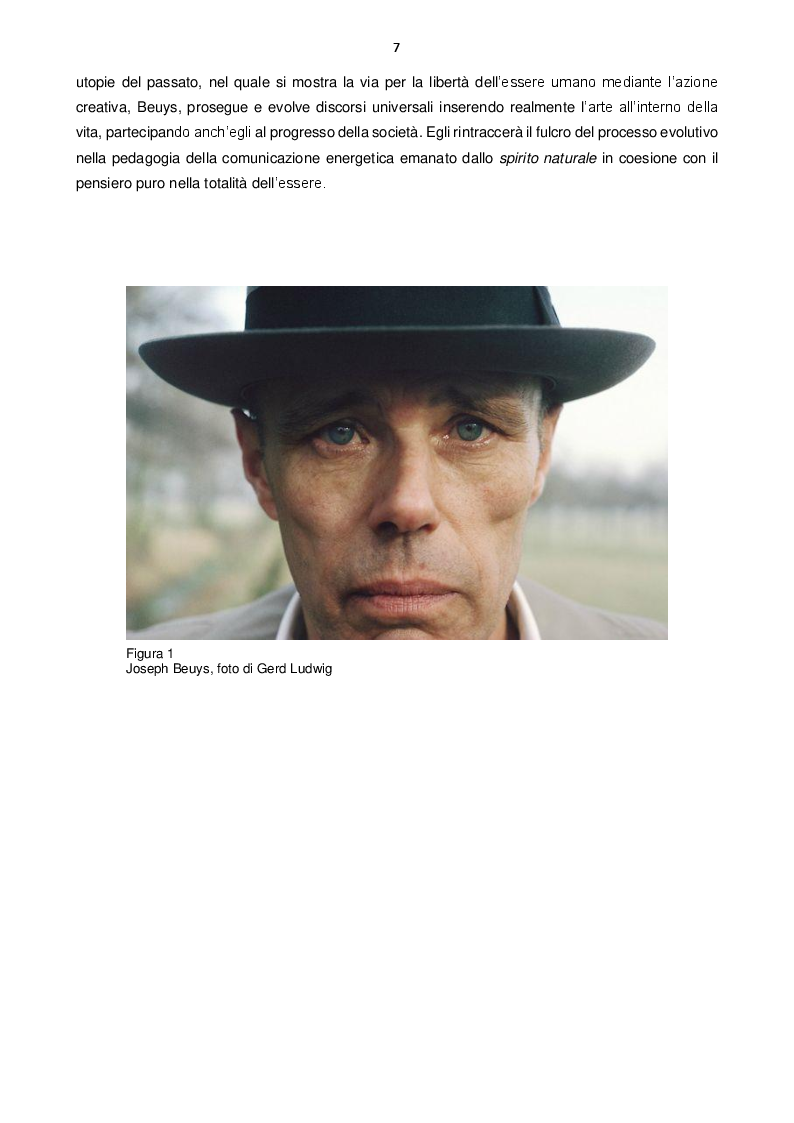 Anteprima della tesi: Joseph Beuys nel segno della pedagogia. Arte e Politica, Pagina 3