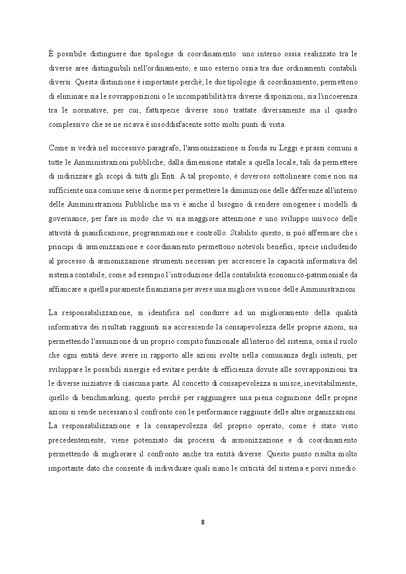 Anteprima della tesi: Il D.Lgs. 118/2011 e il comune di Alessandria: il riaccertamento straordinario dei residui e le sue conseguenze, Pagina 6