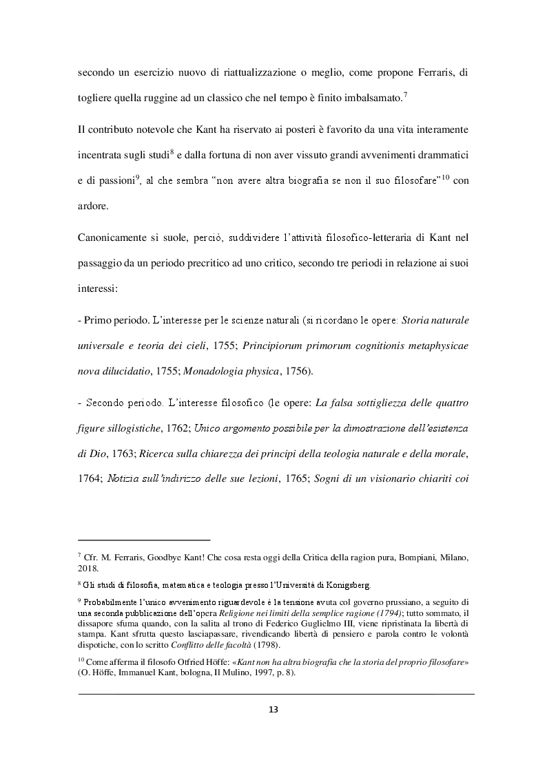 Anteprima della tesi: LA SPACCATURA DELL'ESSER-CI: LA BELLEZZA TRA SPAESAMENTO E RIMEDIO. ITINERARIO OLTRE IL LIMITE (dietro i passi di I. Kant, F. Nietzsche, E. M. Cioran), Pagina 8