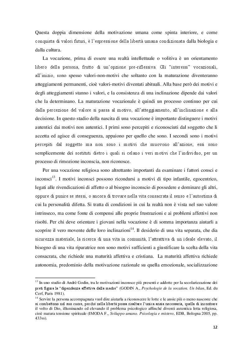 Estratto dalla tesi: La sindrome del burnout nella vita religiosa. Cause, prevenzione e cura di un modello stressogeno.