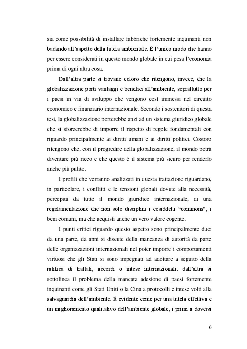 Anteprima della tesi: Il diritto dell'ambiente nell'ordinamento globale, Pagina 3