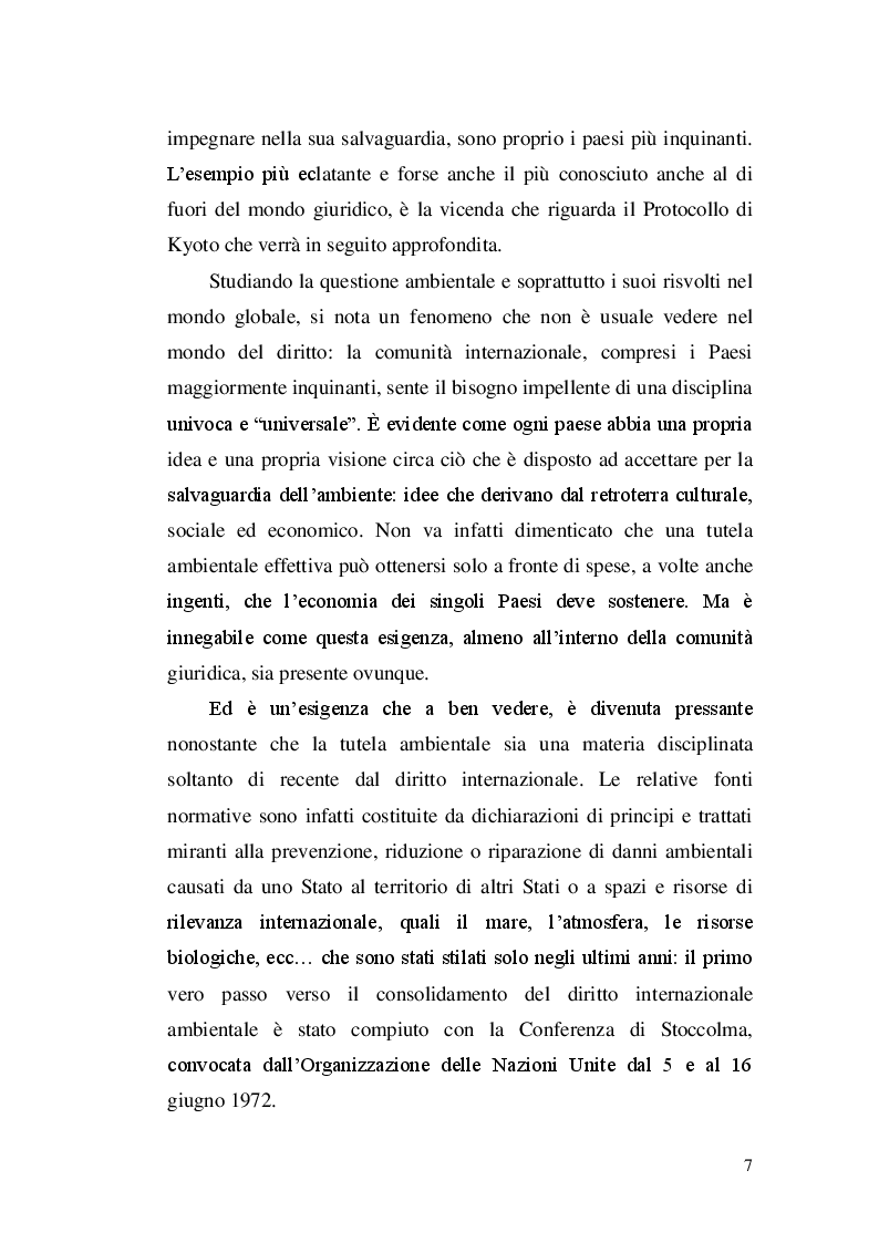 Anteprima della tesi: Il diritto dell'ambiente nell'ordinamento globale, Pagina 4
