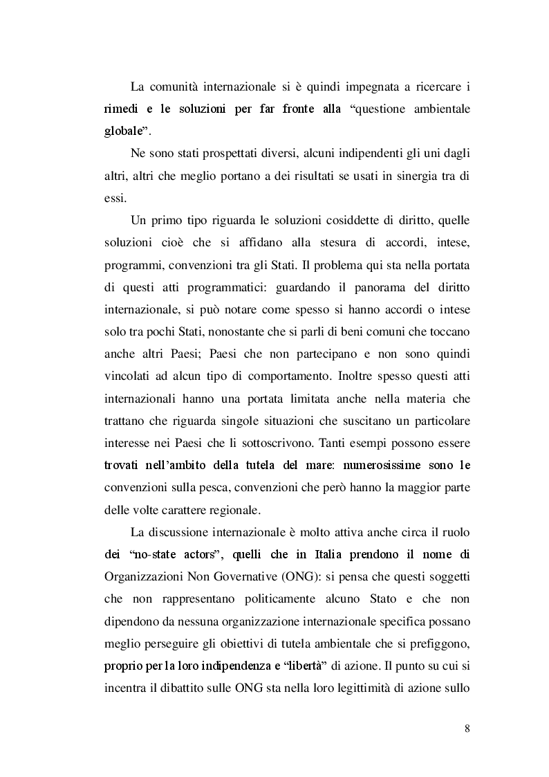 Anteprima della tesi: Il diritto dell'ambiente nell'ordinamento globale, Pagina 5