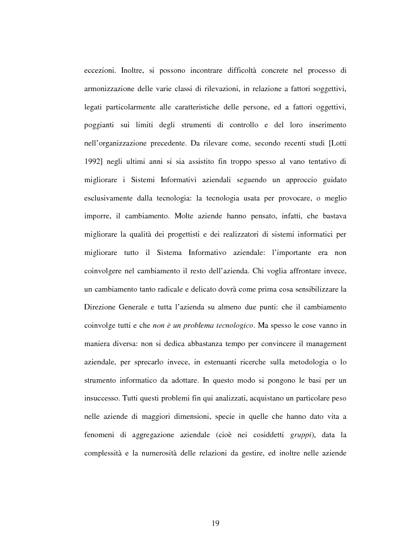 Anteprima della tesi: I sistemi gestionali integrati, con particolare riferimento a SAP R/3, Pagina 15