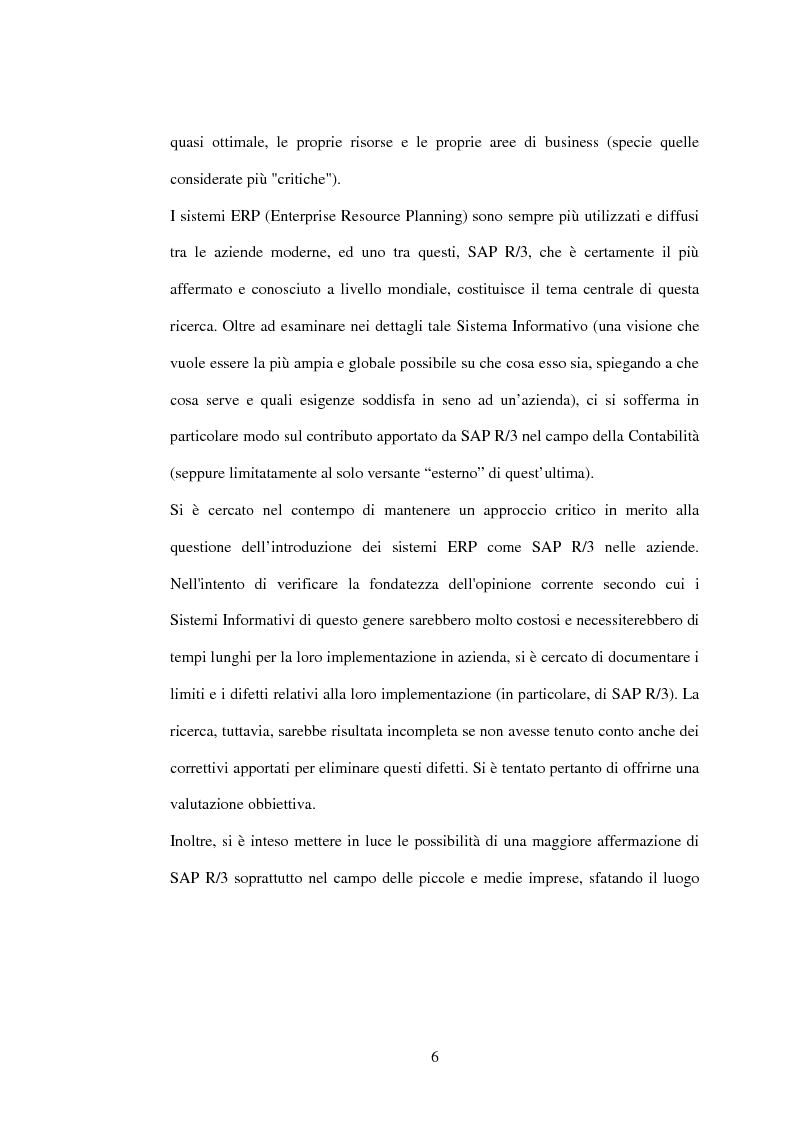 Anteprima della tesi: I sistemi gestionali integrati, con particolare riferimento a SAP R/3, Pagina 2