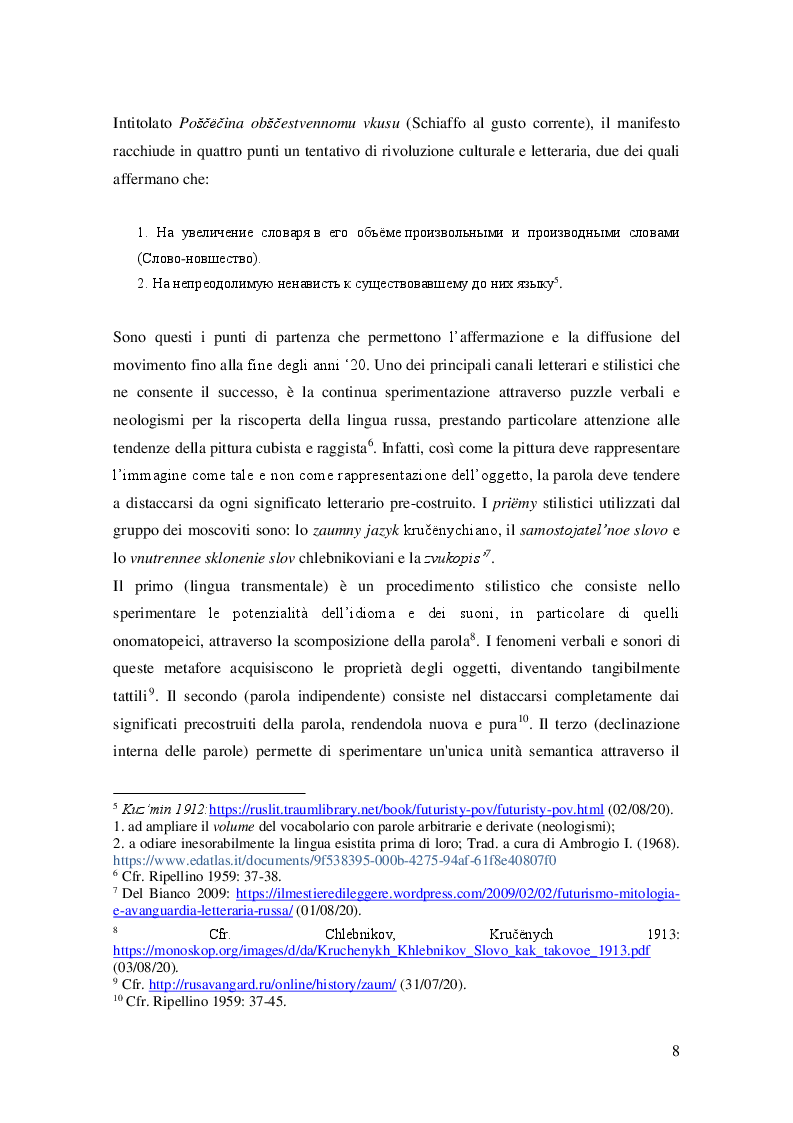 Anteprima della tesi: Vladimir Majakovskij e il cinema d'avanguardia, Pagina 3