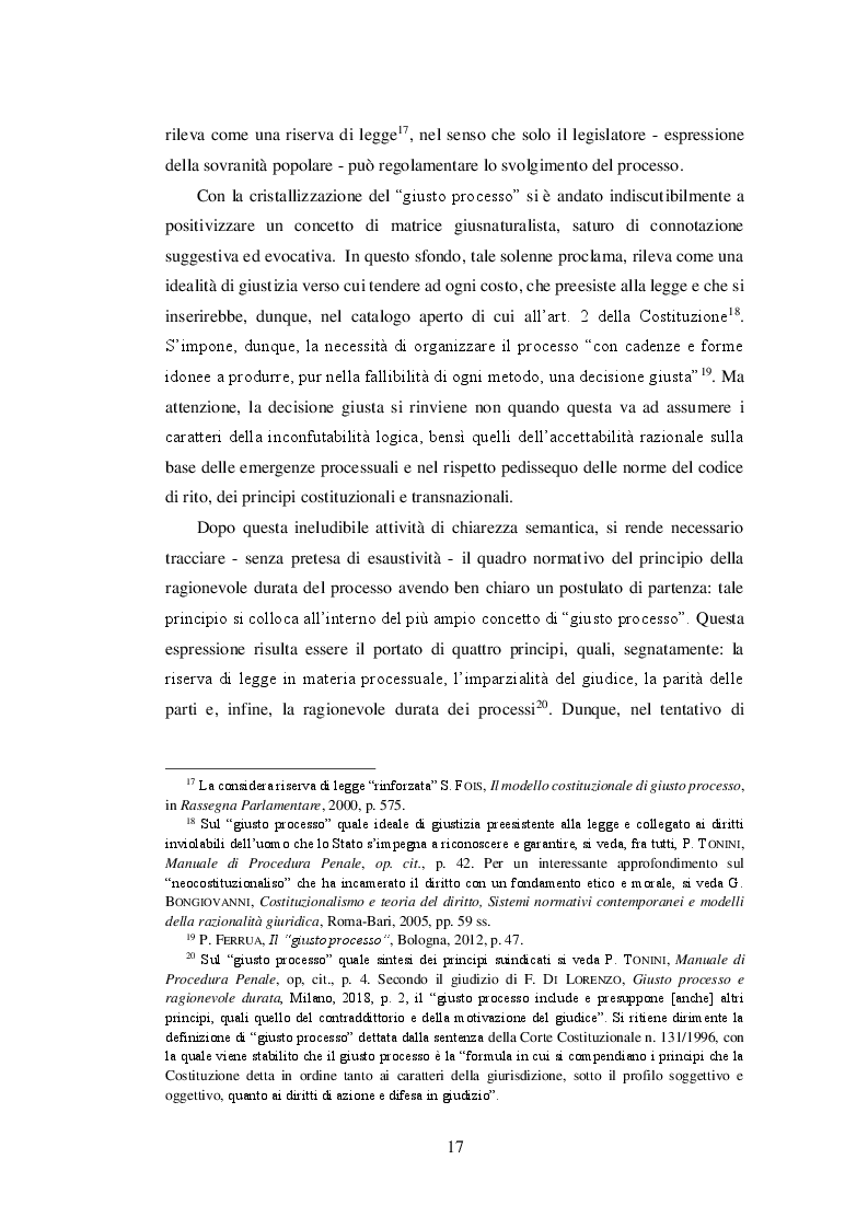 Anteprima della tesi: Le indagini preliminari: tra ragionevole durata e completezza investigativa, Pagina 9