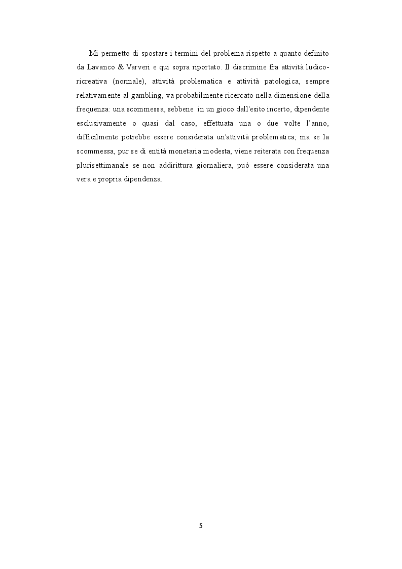 Anteprima della tesi: Correlati neurali nel comportamento di giocatori ricreativi, problematici e patologici nel gioco d'azzardo, Pagina 3