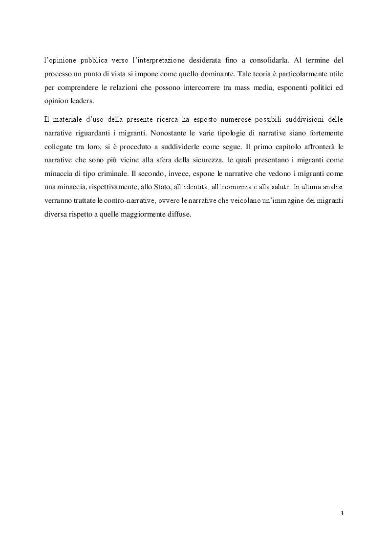 Anteprima della tesi: Europa e migrazioni: narrative a confronto, Pagina 4