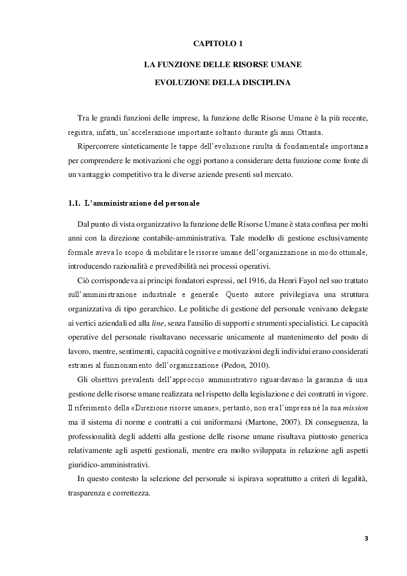 Anteprima della tesi: Le distorsioni cognitive nel processo di selezione del personale, Pagina 4