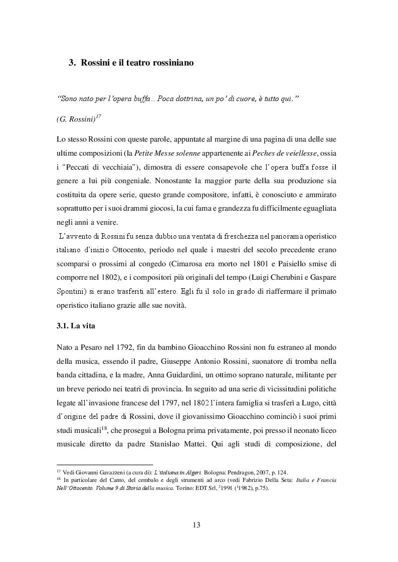 Anteprima della tesi: Progetto per i costumi de ''L'italiana in Algeri'' di Gioacchino Rossini. La ''follia organizzata'' di un bazar rossiniano., Pagina 6