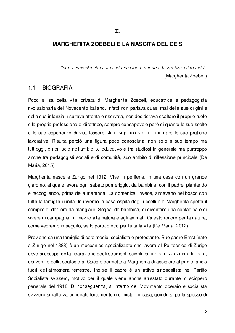 Anteprima della tesi: IL CENTRO EDUCATIVO ITALO-SVIZZERO DI RIMINI TRA PASSATO E FUTURO: storia di una pedagogia attraverso la fotografia, Pagina 4