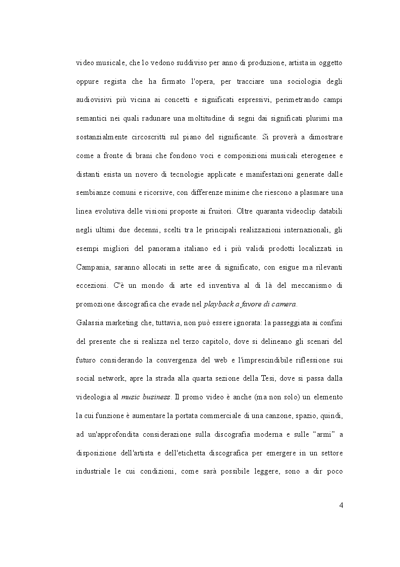 Anteprima della tesi: Storia ed evoluzione del videoclip. Un percorso tra sperimentazione tecnologica ed innovazione visiva., Pagina 3