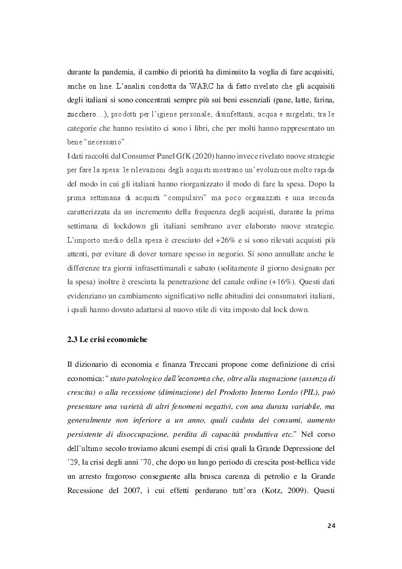 Anteprima della tesi: Valori e aspettative di consumo nel periodo di Covid-19, Pagina 3