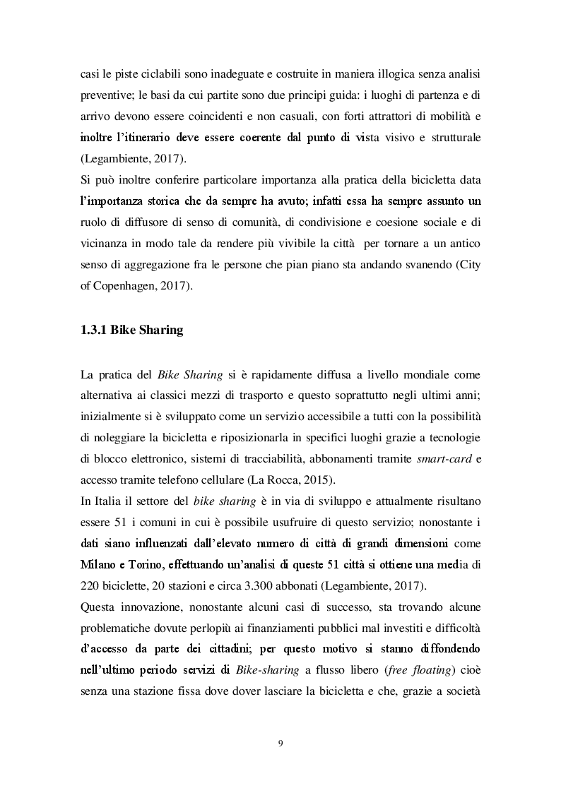 Estratto dalla tesi: Strategie di sviluppo del cicloturismo in una destinazione urbana: il caso Milano