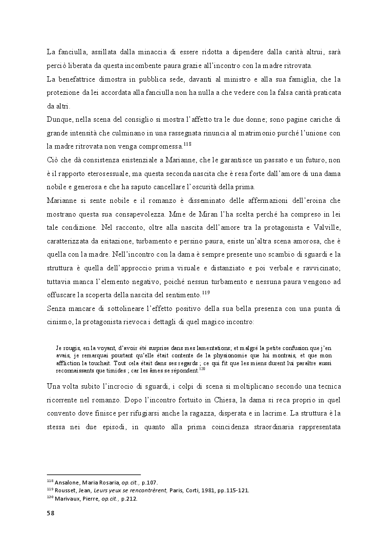 Anteprima della tesi: Due donne in convento: un confronto tra La vie de Marianne di Marivaux e La religieuse di Diderot, Pagina 6