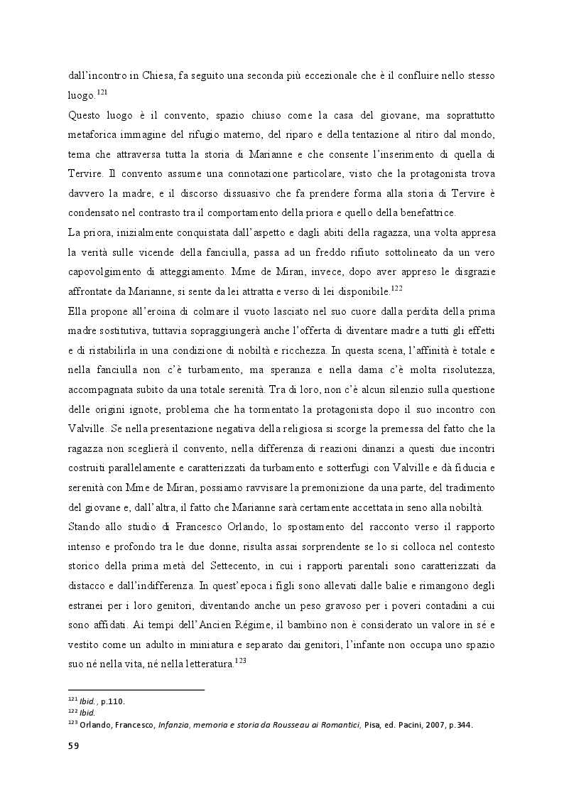 Anteprima della tesi: Due donne in convento: un confronto tra La vie de Marianne di Marivaux e La religieuse di Diderot, Pagina 7