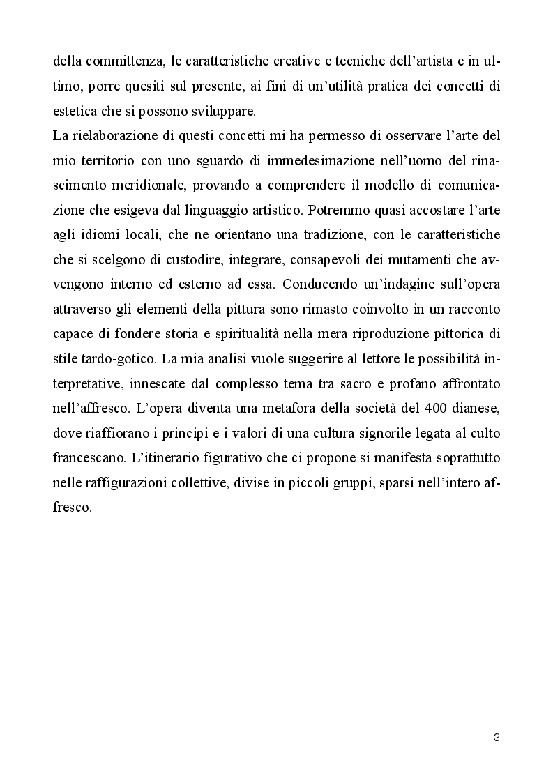 Anteprima della tesi: Itinerario simbolico nell'opera dell'Andata al Calvario della S.S. Pietà di Teggiano, Pagina 4