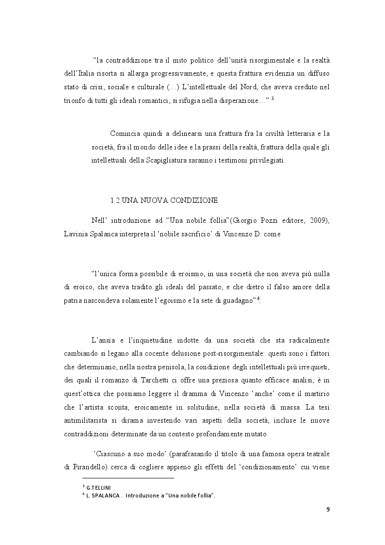 Anteprima della tesi: La nobile follia di Igino T. Antimilitarismo, individualismo e follia nell'utopia tarchettiana, Pagina 4